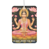 Fahren mit friedlichem Geist Autolufterfrischer (Vorderseite)