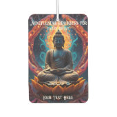 Fahren mit friedlichem Geist Autolufterfrischer (Vorderseite)