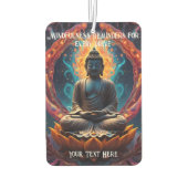 Fahren mit friedlichem Geist Autolufterfrischer (Rückseite)