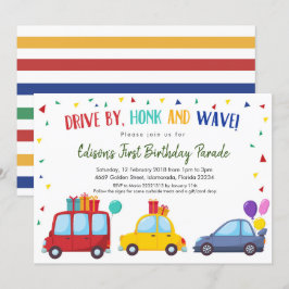 Fahren mit Kidds Geburtstagsparade Einladung