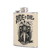 Fahren oder Die Motorrad Flachmann (Links)