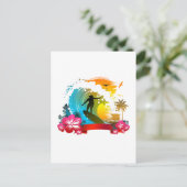 Fahren Postkarte (Stehend Vorderseite)