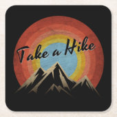 FAHREN RECHTECKIGER PAPPUNTERSETZER (Vorderseite)