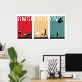 fahren, reiten. laufen. 3 poster (Heimbüro)