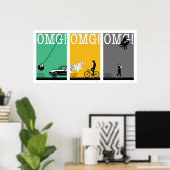 fahren, reiten. laufen. 4 poster (Heimbüro)