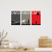 fahren, reiten. laufen. 5 poster (Küche)