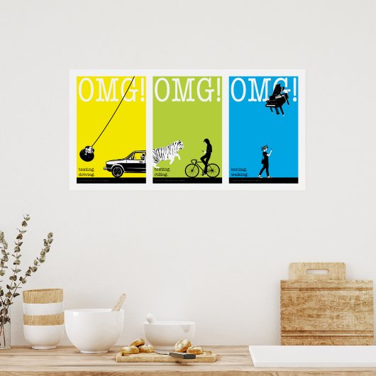 fahren, reiten. laufen. poster (Küche)