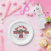 FAHREN SIE AUF DER STRASSE DES 66-BIKER-STRASSENMO PAPPTELLER (Party)