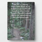 Fahren Sie den Weg entlang Fotoplatte (Vorderseite)