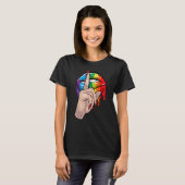 Fahren Sie die Regenbogenlippen in den Gay Pride. T-Shirt (Vorne ganz)