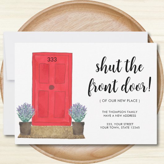 Fahren Sie die Vordertür aus Ankündigung