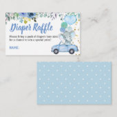 Fahren Sie durch das Raffle-Ticket für das Baby-Du Begleitkarte (Vorne/Hinten)