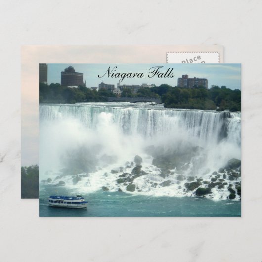 Fahren Sie durch die Postkarte von Niagara Falls (Vorne/Hinten)