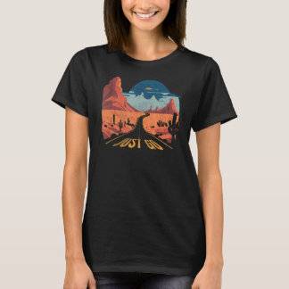 Fahren Sie einfach auf Erlebniswanderung Wüstenrei T-Shirt
