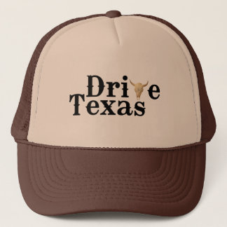 Fahren Sie Hut Texas Brown Truckerkappe