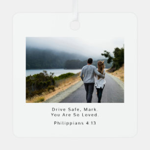 Fahren Sie im abgesicherten Philippinen 4:13 Chris Ornament Aus Metall