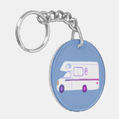 FAHREN SIE IMMER MIT DEM LANDSCHAFTLICHEN Camping Schlüsselanhänger (Vorderseite links)