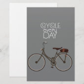 Fahren Sie jeden Tag. Briefpapier (Vorne/Hinten)