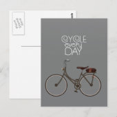 Fahren Sie jeden Tag. Postkarte (Vorne/Hinten)