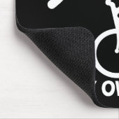 Fahren Sie meine eigenen Bremsungen rad Mousepad (Ecke)