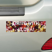 FAHREN SIE MIT ALOHA! AUTOAUFKLEBER (Auf Auto)