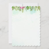 Fahren Sie mit dem Auto durch Drive Thru Geburtsta Einladung (Rückseite)