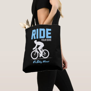 Fahren Sie mit dem Fahrrad oder Bleibe Zuhause 2 Tasche