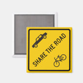 Fahren Sie mit dem Straßenschild Magnet (Vorderseite/Rückseite)