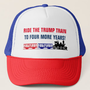 FAHREN SIE MIT DEM TRUMP-ZUG NACH VIER JAHREN TRUCKERKAPPE