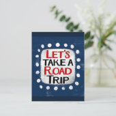 Fahren Sie mit der Postkarte. Postkarte (Stehend Vorderseite)