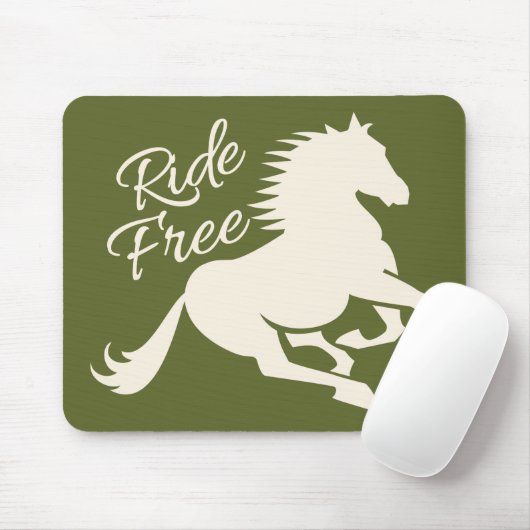 Fahren Sie mit eigenem Motorrad Mousepad (Mit Mouse)