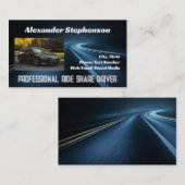 Fahren Sie mit einem Foto-Fahrrad-Fahrer-Rennen mi Visitenkarte (Vorne/Hinten)