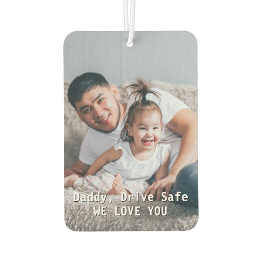 Fahren Sie mit einem sicheren Auto für das benutze Autolufterfrischer (Rückseite)