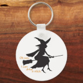 Fahren Sie mit einem Stick Schlüsselanhänger (Vorderseite)