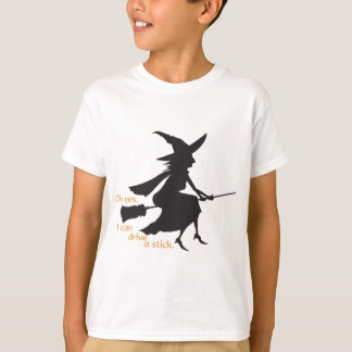 Fahren Sie mit einem Stick T-Shirt