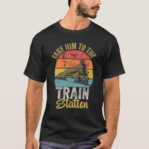 Fahren Sie mit ihm bis zum Bahnhof Vintage komfort T-Shirt