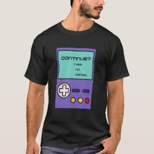 Fahren Sie mit Ja, Nein für Handheld-Video-Gamer T-Shirt