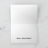 Fahren Sie mit meinem Zug und blasen Sie meinen Pf Karte (Innenseite)