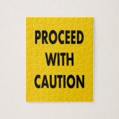 Fahren Sie mit Vorsicht fort Puzzle (Vertikal)