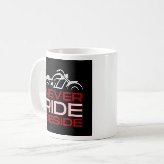 Fahren Sie nie nebenan Kaffeetasse (Vorderseite Links)