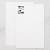 Fahren Sie vorsichtig Briefpapier (Vorne/Hinten)