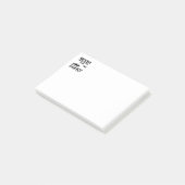 Fahren Sie vorsichtig Post-it Klebezettel (angewinkelt)