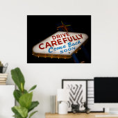Fahren Sie vorsichtig Poster (Heimbüro)