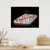 Fahren Sie vorsichtig Poster (Küche)