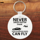 Fahren Sie vorsichtig Schlüsselanhänger (Vorderseite)