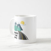 Fahren Sie zum Abenteuer "Route Outdoor" fort Kaffeetasse (Vorderseite Links)