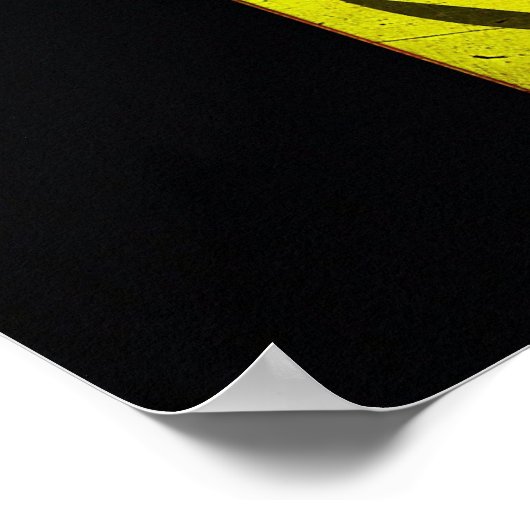 Fahren Sie zum Helfer! Poster (Ecke)