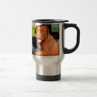 Fahren Sie zur Liebefriedensfreude dog Dogue de Reisebecher