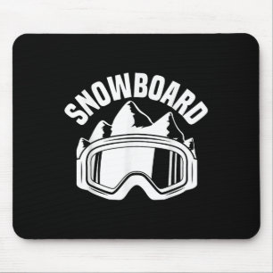 Fahren Ski Snowboard Skifahren Brille Schnee Snowb Mousepad