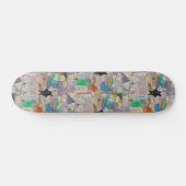 Fahren unter einem schwarzen Stern Skateboard (Horizontal)